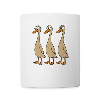 Running ducks keep runner ducks Breeding runner ducks - Mug - white - Front