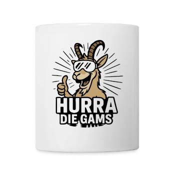 hurra die gams apres ski skiurlaub party - Tasse - Weiß - Vorne