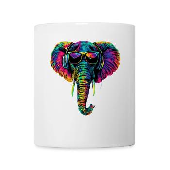 Elephant Trunk Africa Safari Wilderness Elephant - Mug - white - Front