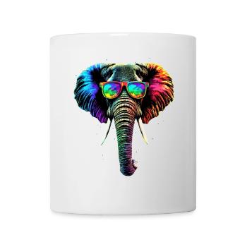 Elephant Trunk Africa Safari Wilderness Elephant - Mug - white - Front