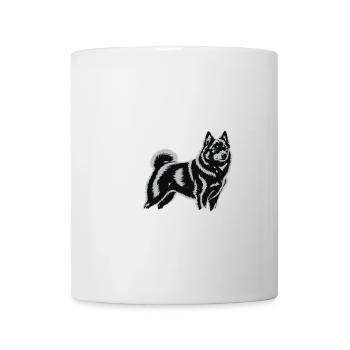 J’adore mon Schipperke to the moon et Backi - Mug blanc - blanc - Devant