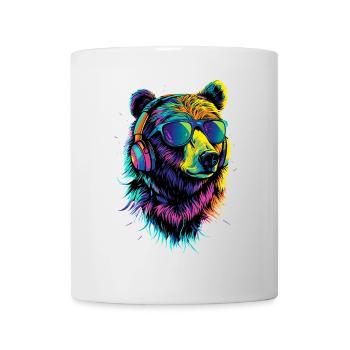 Ours brun, Grizzly, Frères d’ours, Forêt, Ours sauvages - Mug blanc - blanc - Devant