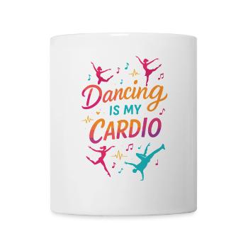 Tanzen ist mein Fitnessprogramm - Tasse - Weiß - Vorne