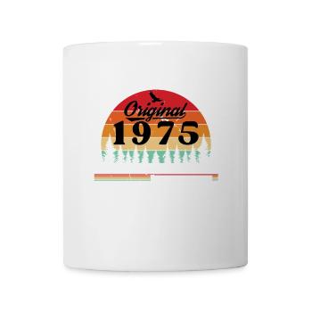 1975 Anniversaire vintage rétro né en 1975 - Mug blanc - blanc - Devant