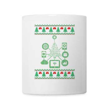 IT XMAS – Lustiger Nerd-Weihnachten - Tasse - Weiß - Vorne