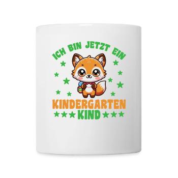 Je suis un enfant de maternelle Maternelle Fox - Mug blanc - blanc - Devant