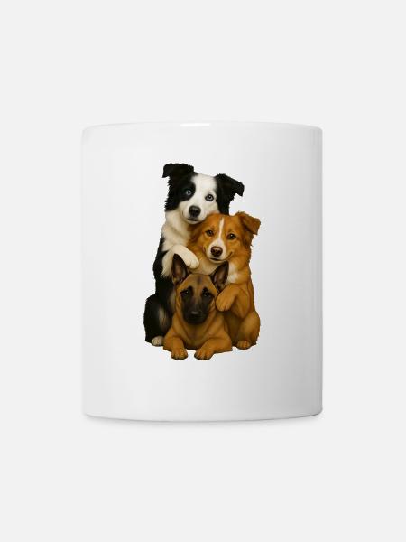 Hund Hunde Süße Hunde - Tasse - Weiß