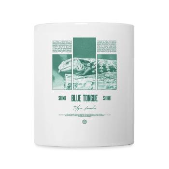 Blue Tongue Skink Reptile Keeper Streetwear - Tasse - Weiß - Vorne