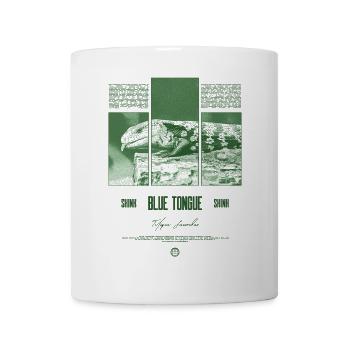 Blue Tongue Skink Reptile Keeper Streetwear - Tasse - Weiß - Vorne