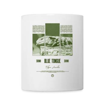 Blue Tongue Skink Reptile Keeper Streetwear - Tasse - Weiß - Vorne