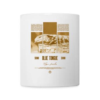 Blue Tongue Skink Reptile Keeper Streetwear - Tasse - Weiß - Vorne