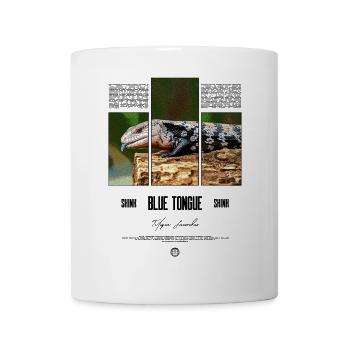 Blue Tongue Skink Reptile Keeper Streetwear - Tasse - Weiß - Vorne