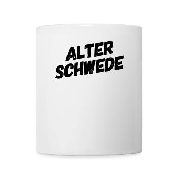 Vieux suédois Fun Design - Mug blanc - blanc - Devant