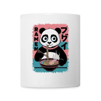 Kawaii Panda Ramen Japan Style Design - Tasse - Weiß - Vorne