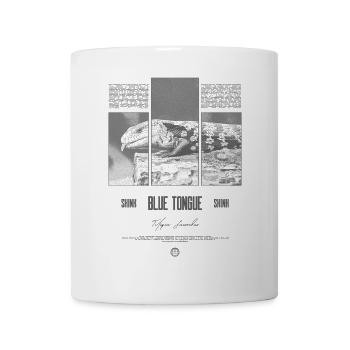 Blue Tongue Skink Reptile Keeper Streetwear - Tasse - Weiß - Vorne
