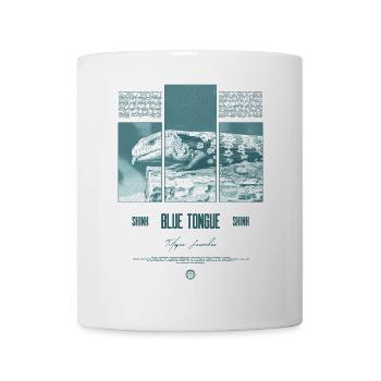 Blue Tongue Skink Reptile Keeper Streetwear - Tasse - Weiß - Vorne