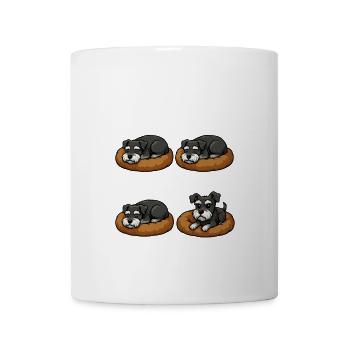 Schnauzer - Tasse - Weiß - Vorne