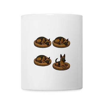 Belgischer Malinois - Tasse - Weiß - Vorne