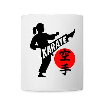 Karate - Tasse - Weiß - Vorne