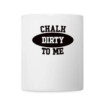 Boulderer Chalk Dirty To Me Bouldering - Mug blanc - blanc - Devant