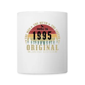 1995 Vintage Geboren 1995 Vintage Geburtstagsgeschenk - Tasse - Weiß - Vorne