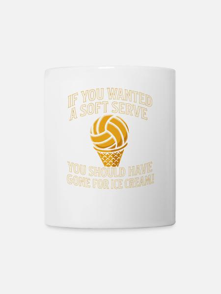 Wenn du ein Softeis wolltest, hättest du dich für - Tasse - Weiß