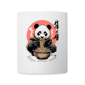 Kawaii Panda Ramen Style Japon Design - Mug blanc - blanc - Devant