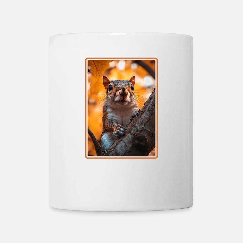 Eichhörnchen - Tasse - Weiß
