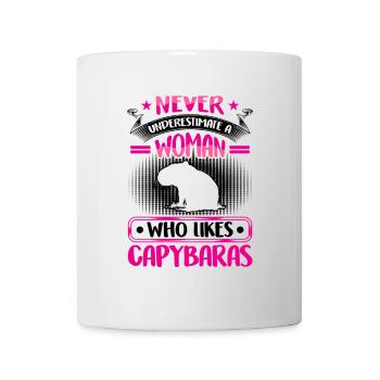 Le capybara sous-estime le capybara - Mug blanc - blanc - Devant