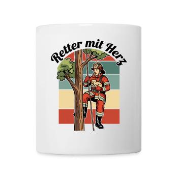 Sauveur de cœur - Mug blanc - blanc - Devant