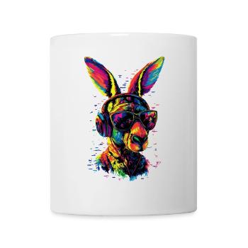 Kangourou Australie Outback Kangourous mignons sauvages - Mug blanc - blanc - Devant