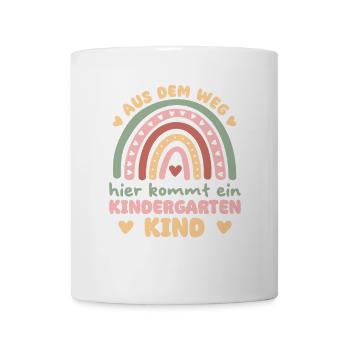 Out of the way, here comes a kindergarten child - - Mug - white - Front