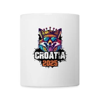 Croatia 2025 Urlaub Fuchs - Tasse - Weiß - Vorne