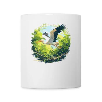 Störche Storch - Tasse - Weiß - Vorne