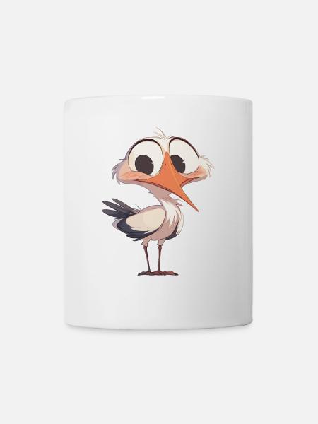 Störche Storch - Tasse - Weiß