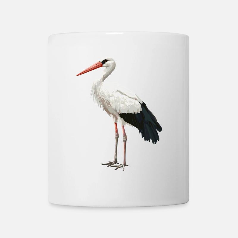 Störche Storch - Tasse - Weiß