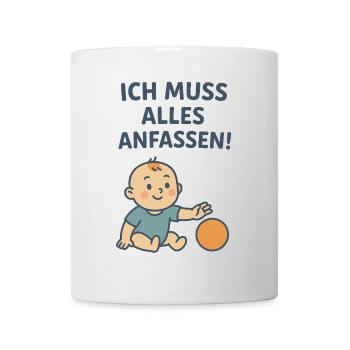 Cool, cute baby design for all kids - Mug - white - Front