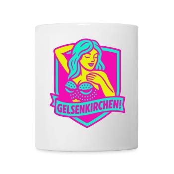 Gelsenkirchen Superstar en rose - Mug blanc - blanc - Devant