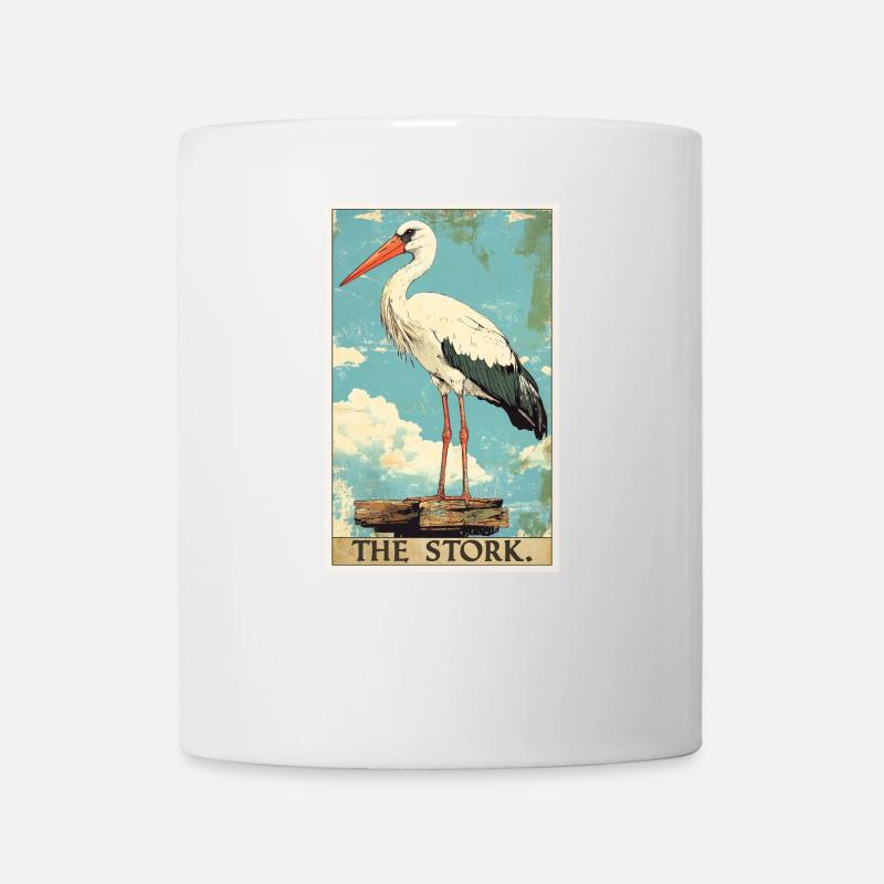 Störche Storch - Tasse - Weiß