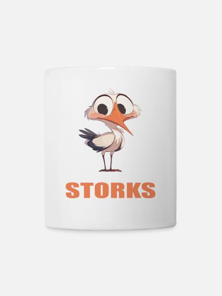 Störche Storch - Kop/krus - hvid