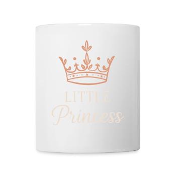 Petite princesse fille fille enfant Couronne Design - Mug blanc - blanc - Devant