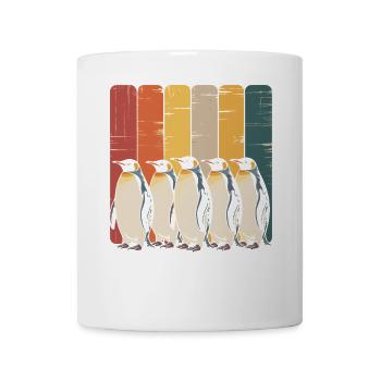 Farbenfrohe Pinguin-Kollektion - Tasse - Weiß - Vorne