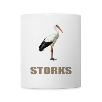 Störche Storch - Tasse - Weiß - Vorne