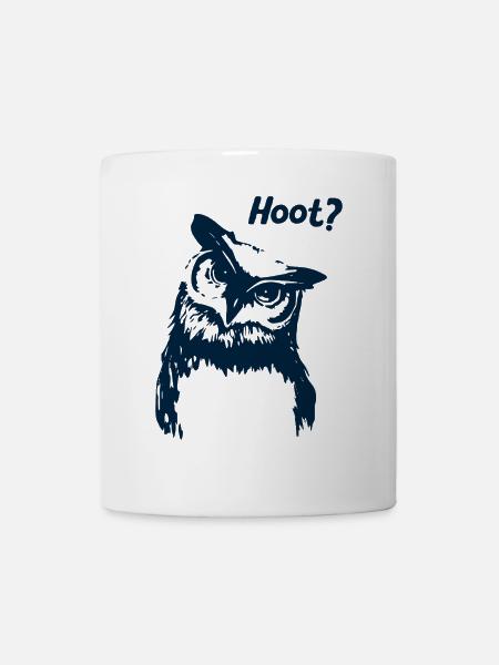 Hoot Eule - Tasse - Weiß