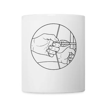 Archery Bow Target - Mug - white - Front