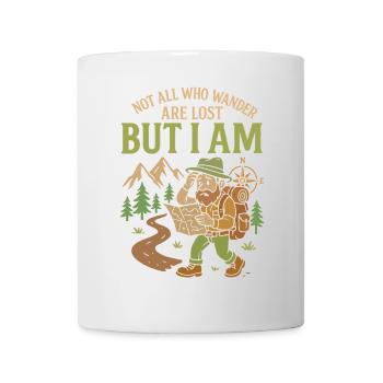 Nicht alle, die wandern, sind verloren, aber ich - Tasse - Weiß - Vorne