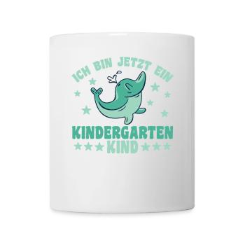 Kindergarten Delfin I'm now a - Mug - white - Front