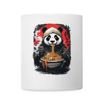 Kawaii Panda Ramen Style Japon Design - Mug blanc - blanc - Devant