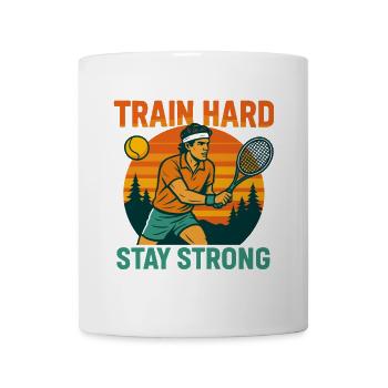 Tennis Sport Ballsport Training Motivation Retro - Tasse - Weiß - Vorne
