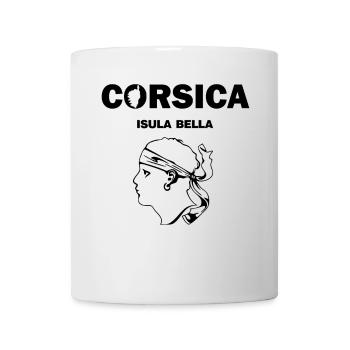 Corsica Isula Bella Corse Pirate France - Tasse - Weiß - Vorne
